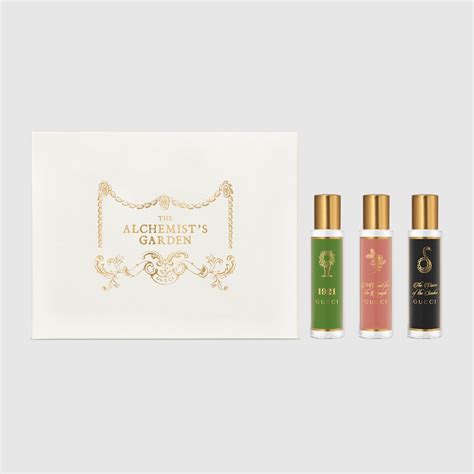 gucci garden alchemist|gucci alchemist garden discovery set.